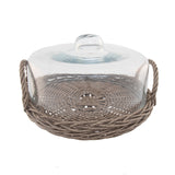 Annette Woven Wide Round Cloche Large