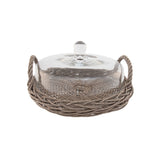 Annette Woven Wide Round Cloche Small