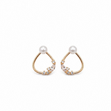Gold Pip Studs