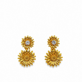 Gold Dixie Flower Earring