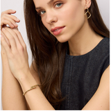 Gold Twisted Wrap Bracelet