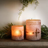 Starburst Etched Votive Large