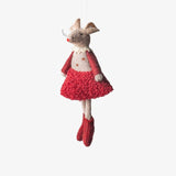 Red Edna Mouse Hanging