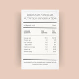 Lana’s Garden Rhubarb Vinegar 375ml