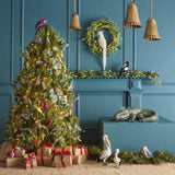 Golden Pleated Bells Set of 3