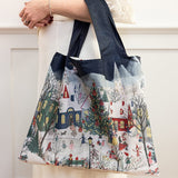 A Christmas Village - Reusable Large Shopping Bag - Pure Apotheca