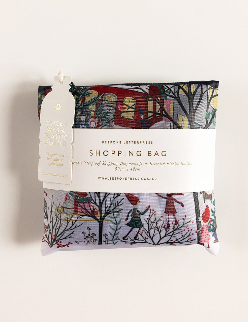 A Christmas Village - Reusable Large Shopping Bag - Pure Apotheca