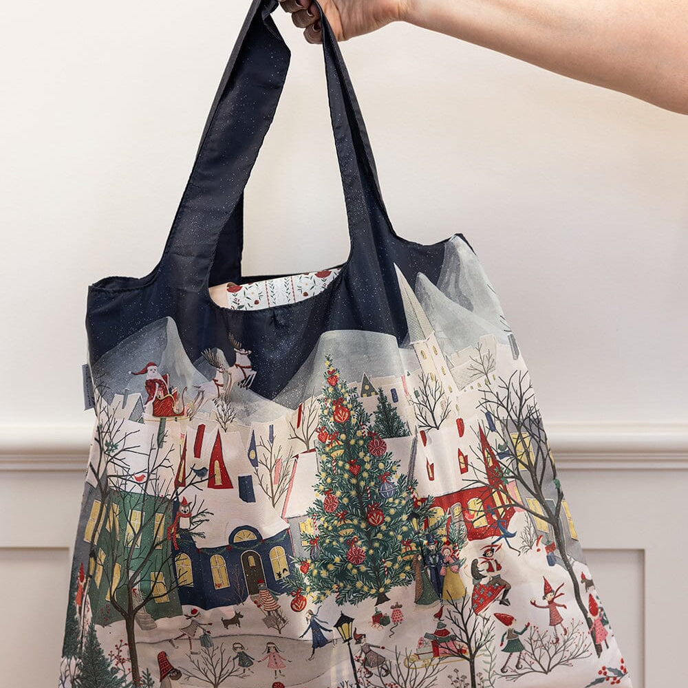 A Christmas Village - Reusable Large Shopping Bag - Pure Apotheca