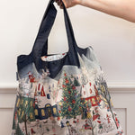 A Christmas Village - Reusable Large Shopping Bag - Pure Apotheca
