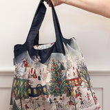 A Christmas Village - Reusable Large Shopping Bag - Pure Apotheca