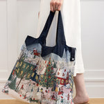 A Christmas Village - Reusable Large Shopping Bag - Pure Apotheca