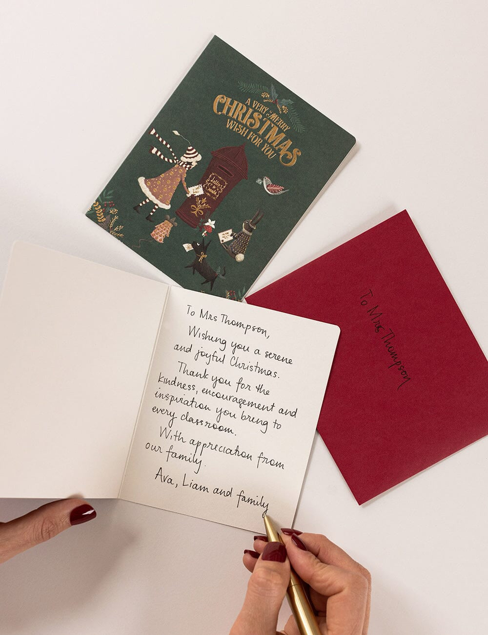 A Very Merry Christmas Wish for You Christmas Card - Pure Apotheca