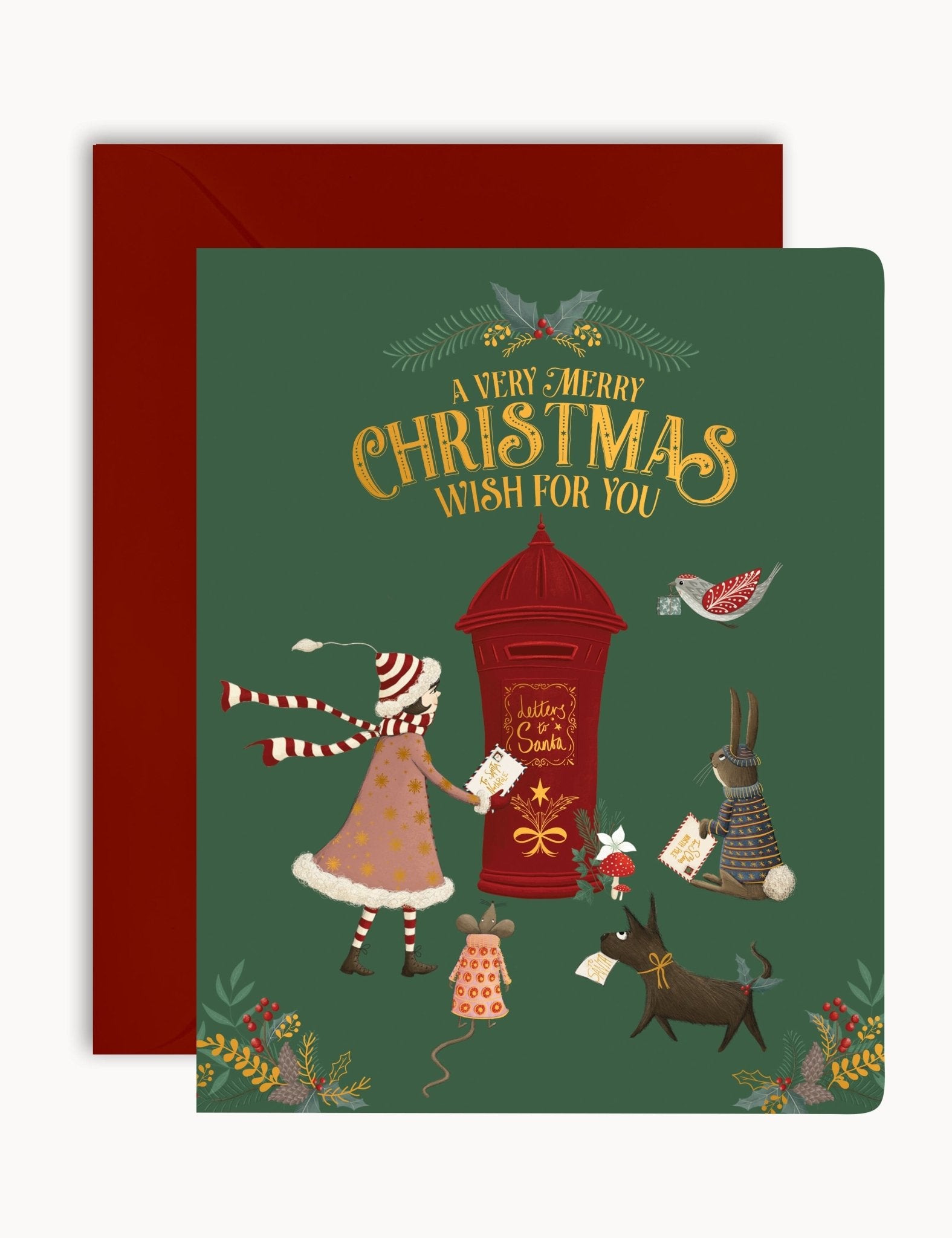 A Very Merry Christmas Wish for You Christmas Card - Pure Apotheca