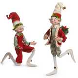 RAZ Yuletide Tradition Posable Elf 31"