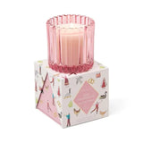 Pink Tinted Glass In Holiday Merry Box - Pink Peppermint 128g