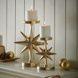 Starlight Pillar Candle Holder Small