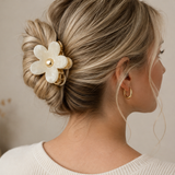 Daisy Flower Shell Hair Clip
