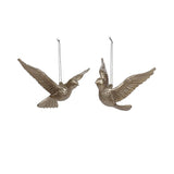 ACRYLIC DOVE ORNAMENT GOLD - Pure Apotheca