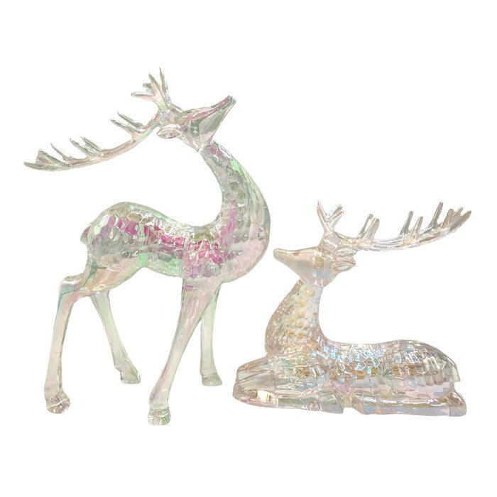 ACRYLIC IRIDESCENT STANDING/SITTING DEER - Pure Apotheca