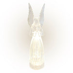 ACRYLIC LED CLEAR ANGEL SILVER WINGS - Pure Apotheca