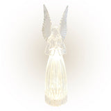 ACRYLIC LED CLEAR ANGEL SILVER WINGS - Pure Apotheca