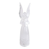 ACRYLIC LED CLEAR ANGEL SILVER WINGS - Pure Apotheca