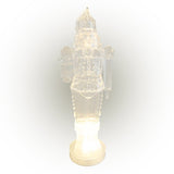 ACRYLIC LED FROSTED NUTCRACKER WITH PARCEL - Pure Apotheca