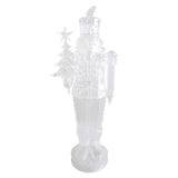 ACRYLIC LED FROSTED NUTCRACKER WITH TREE - Pure Apotheca