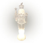 ACRYLIC LED FROSTED NUTCRACKER WITH TREE - Pure Apotheca