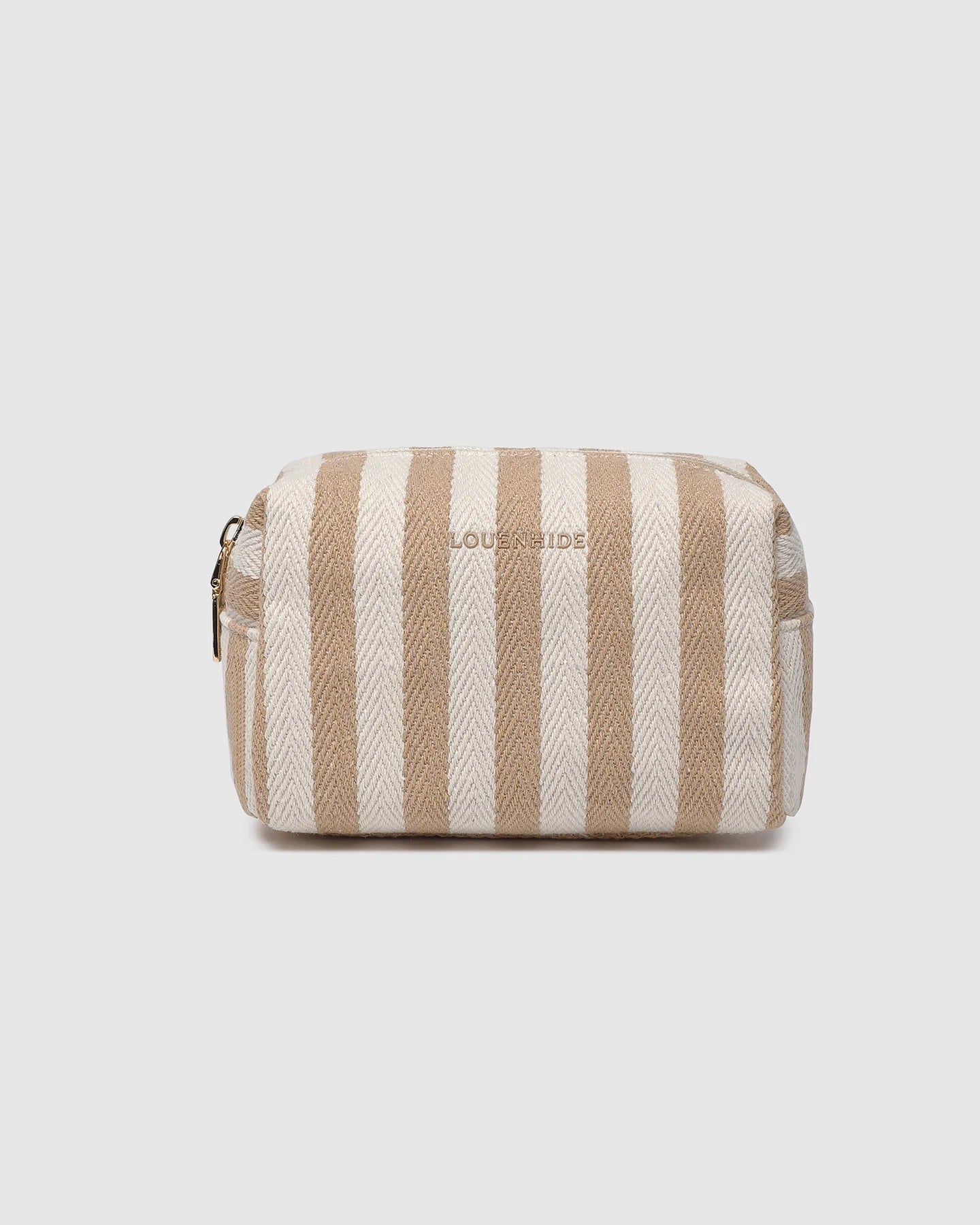 Addi Pouch Beige Stripe - Pure Apotheca