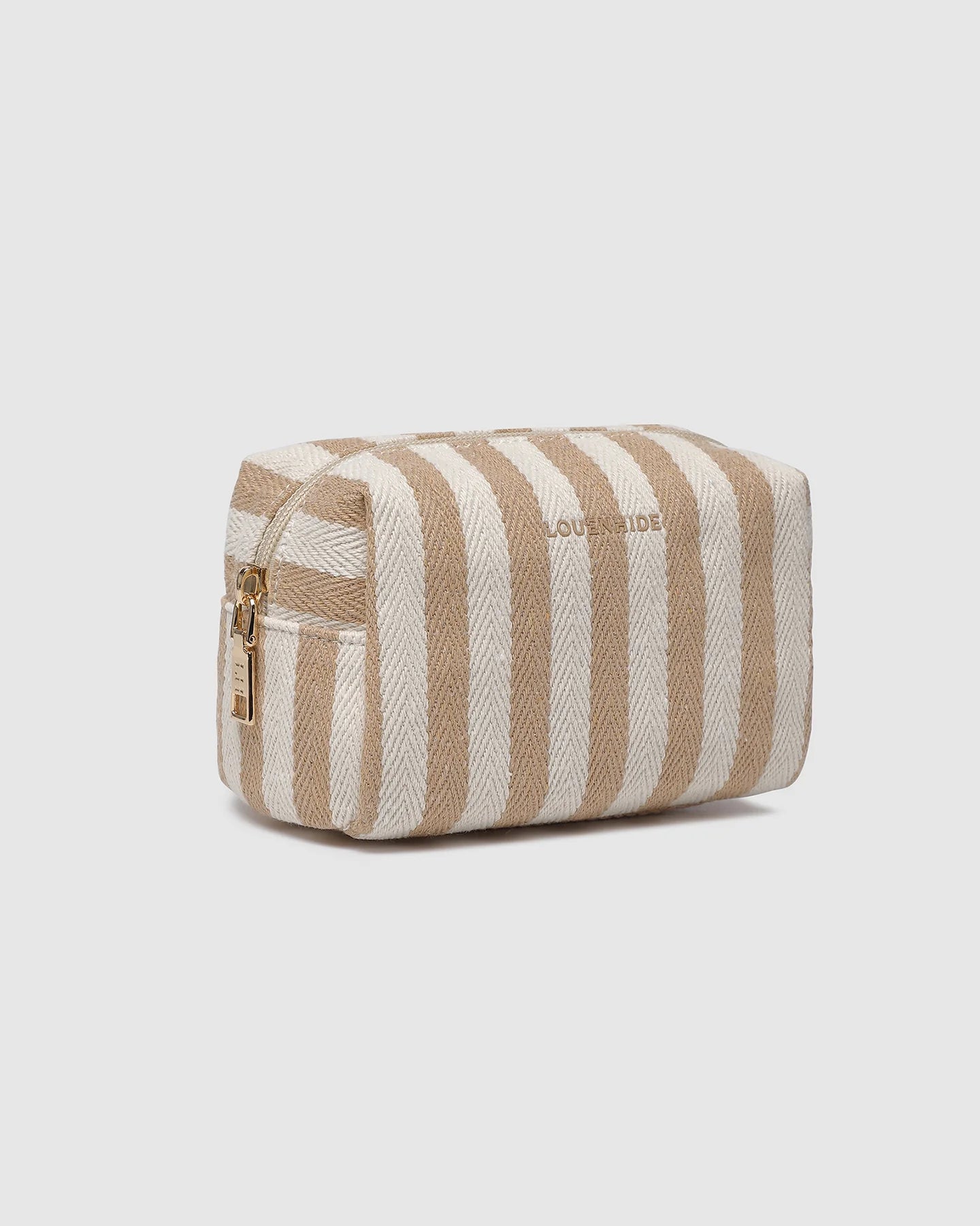 Addi Pouch Beige Stripe - Pure Apotheca