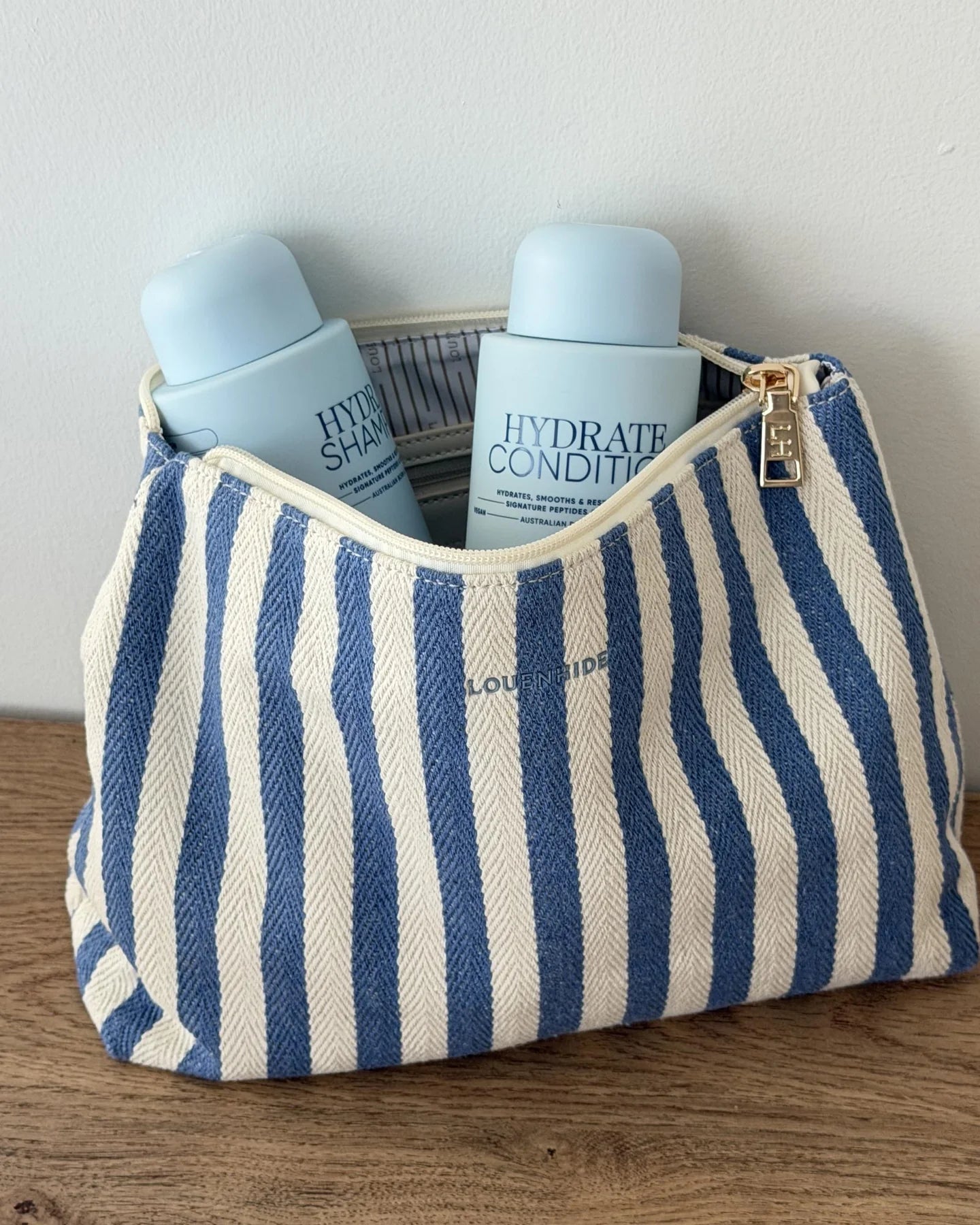 Addi Pouch Persian Blue Stripe - Pure Apotheca