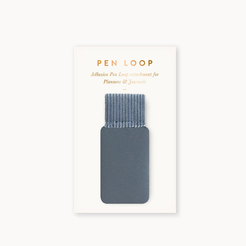 Adhesive Rectangle Pen Loop - Denim Blue - Pure Apotheca