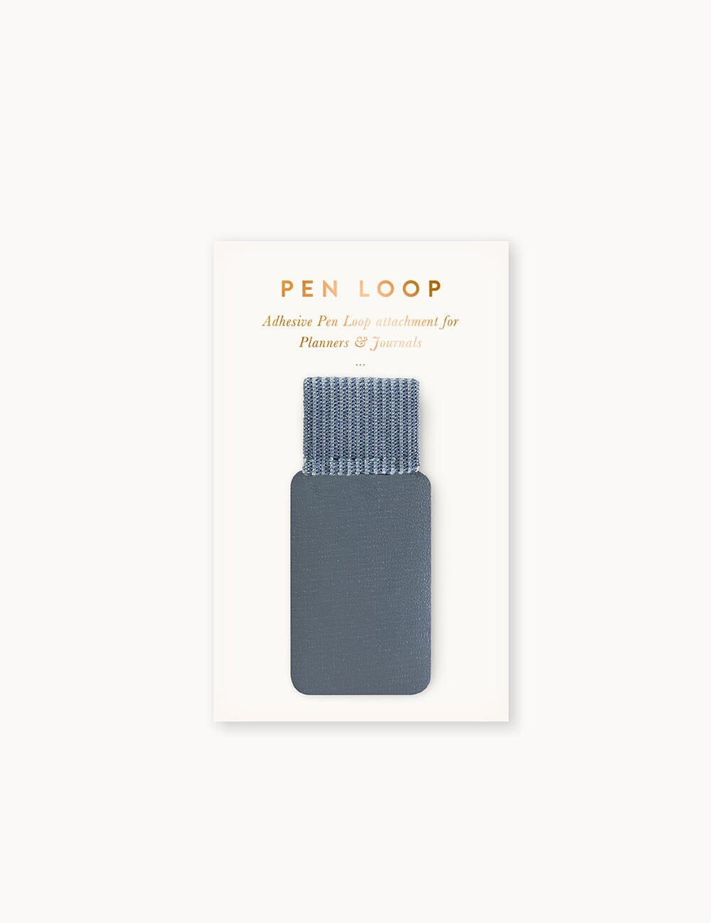 Adhesive Rectangle Pen Loop - Denim Blue - Pure Apotheca
