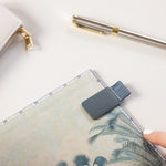 Adhesive Rectangle Pen Loop - Denim Blue - Pure Apotheca