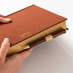 Adhesive Rectangle Pen Loop - Gold - Pure Apotheca