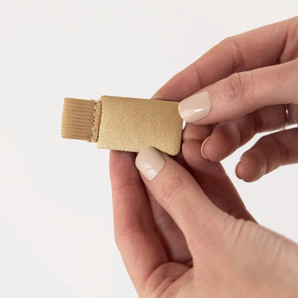 Adhesive Rectangle Pen Loop - Gold - Pure Apotheca