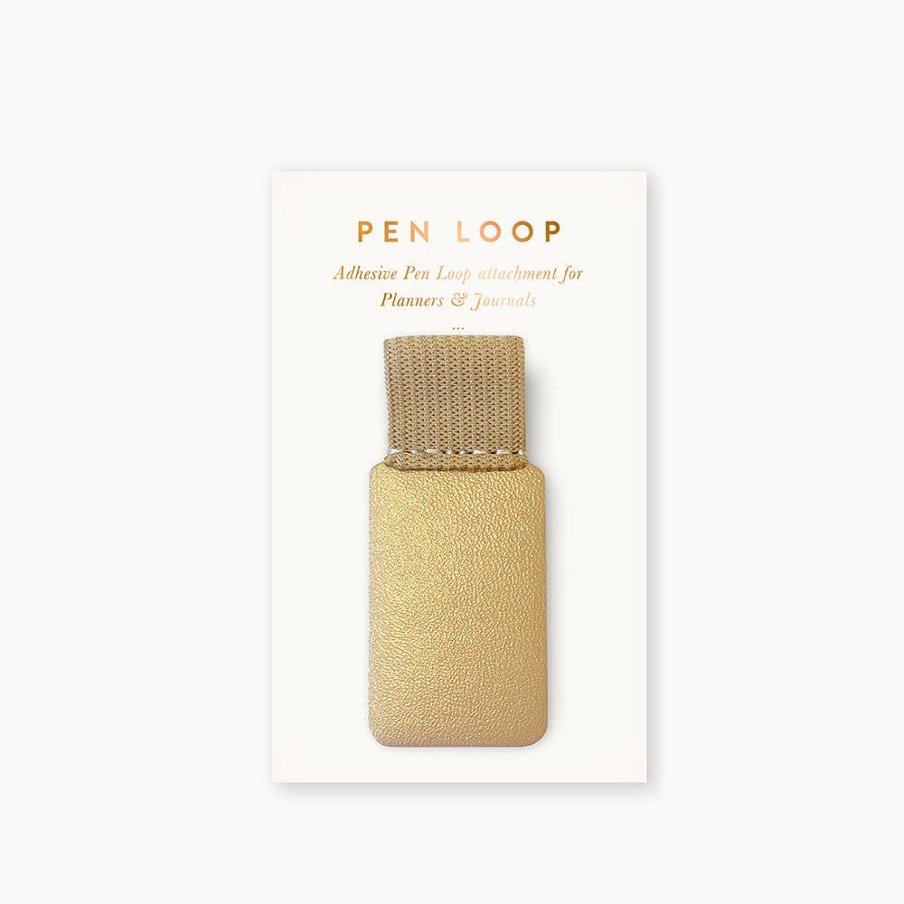 Adhesive Rectangle Pen Loop - Gold - Pure Apotheca