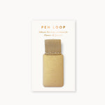 Adhesive Rectangle Pen Loop - Gold - Pure Apotheca