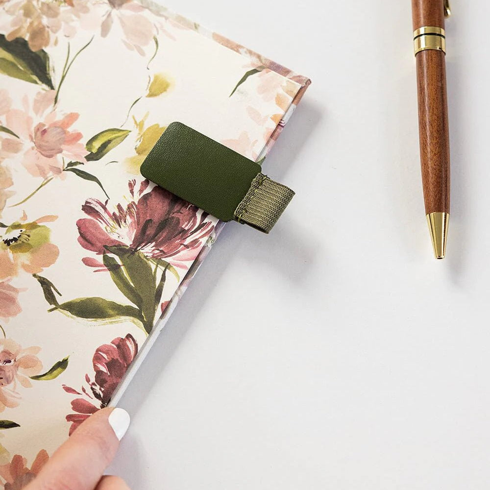 Adhesive Rectangle Pen Loop - Olive Green - Pure Apotheca