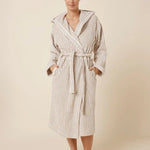 Adriana Terry Towel Robe Natural Medium - Pure Apotheca