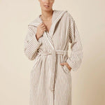 Adriana Terry Towel Robe Natural Medium - Pure Apotheca
