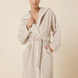 Adriana Terry Towel Robe Natural Medium - Pure Apotheca