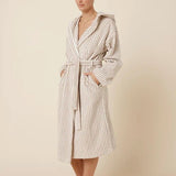 Adriana Terry Towel Robe Natural Medium - Pure Apotheca