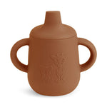 Aiko Silicone Sippy Cup Caramel Cafe - Pure Apotheca