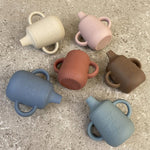 Aiko Silicone Sippy Cup Caramel Cafe - Pure Apotheca