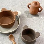 Aiko Silicone Sippy Cup Caramel Cafe - Pure Apotheca