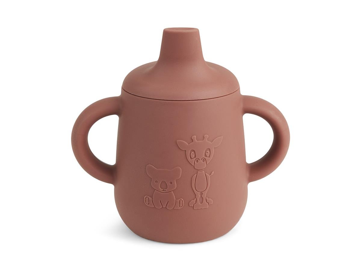 Aiko Silicone Sippy Cup Mahogany - Pure Apotheca
