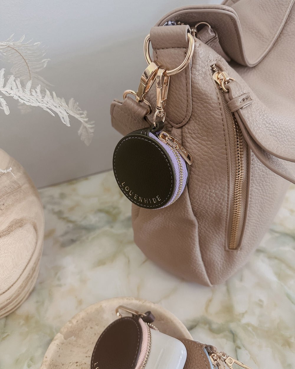 Airlie Bag Charm Olive - Pure Apotheca