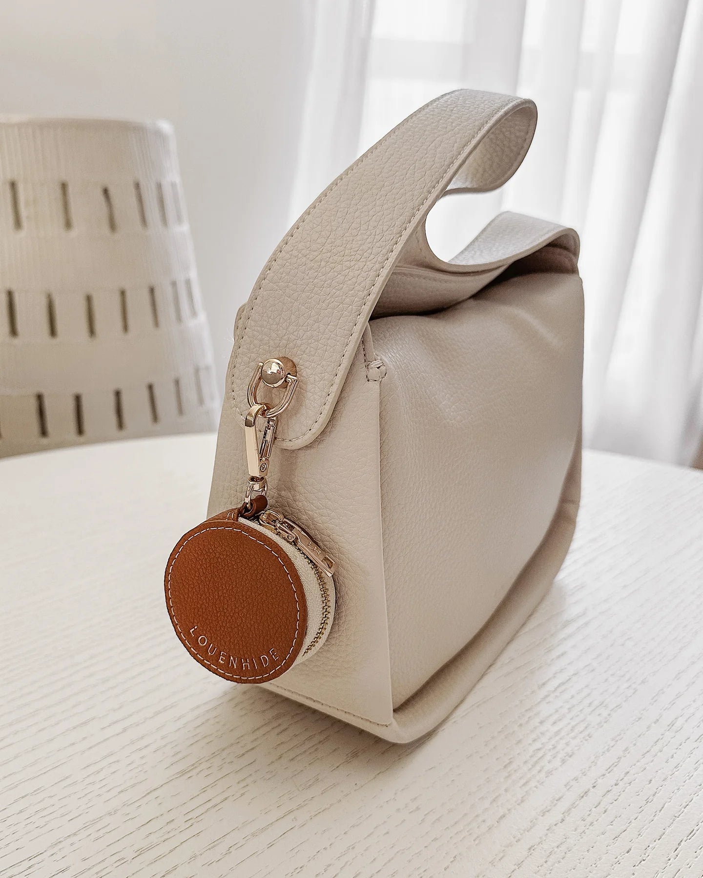 Airlie Bag Charm Tan - Pure Apotheca